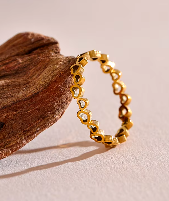 ZARA CLUSTER OF HEARTS RING