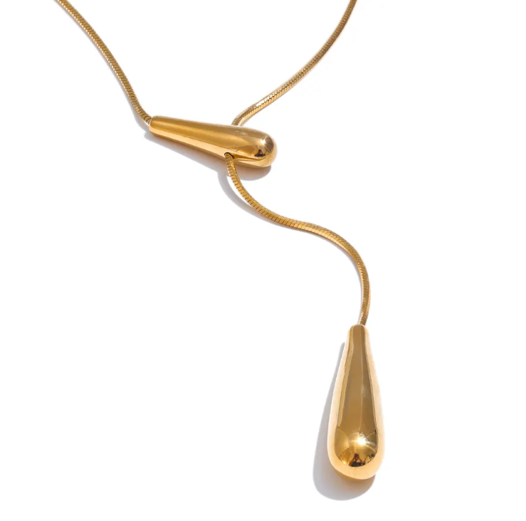 BRONA LONG DROP NECKLACE