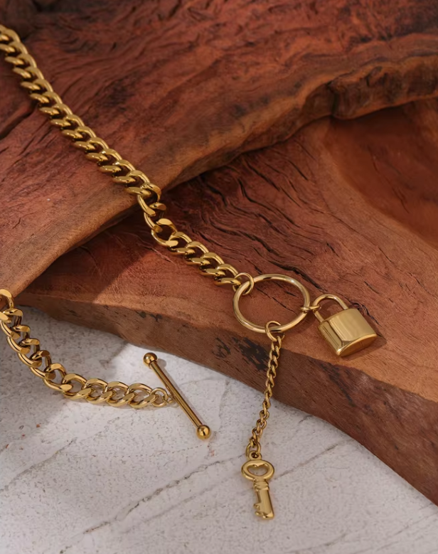 SUZI LOCK + KEY NECKLACE