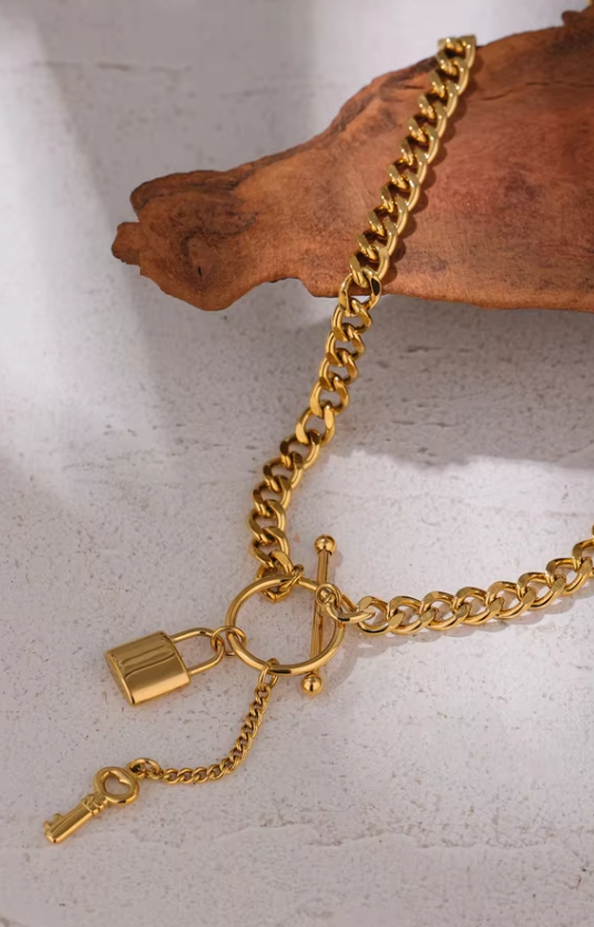 SUZI LOCK + KEY NECKLACE