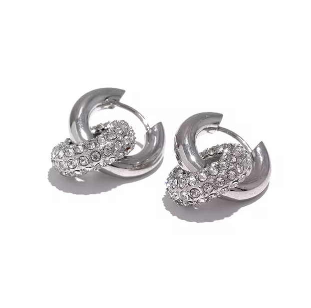 GRETA DOUBLE LOOP EARRINGS