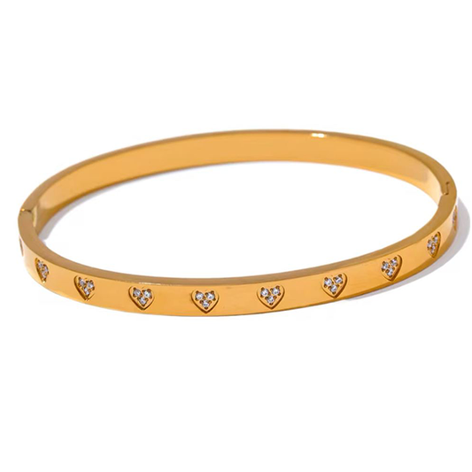 CELESTE HEART BANGLE