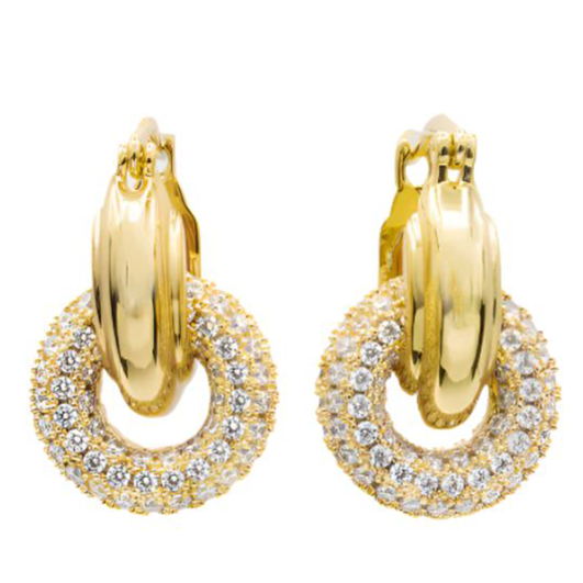 GRETA DOUBLE LOOP EARRINGS